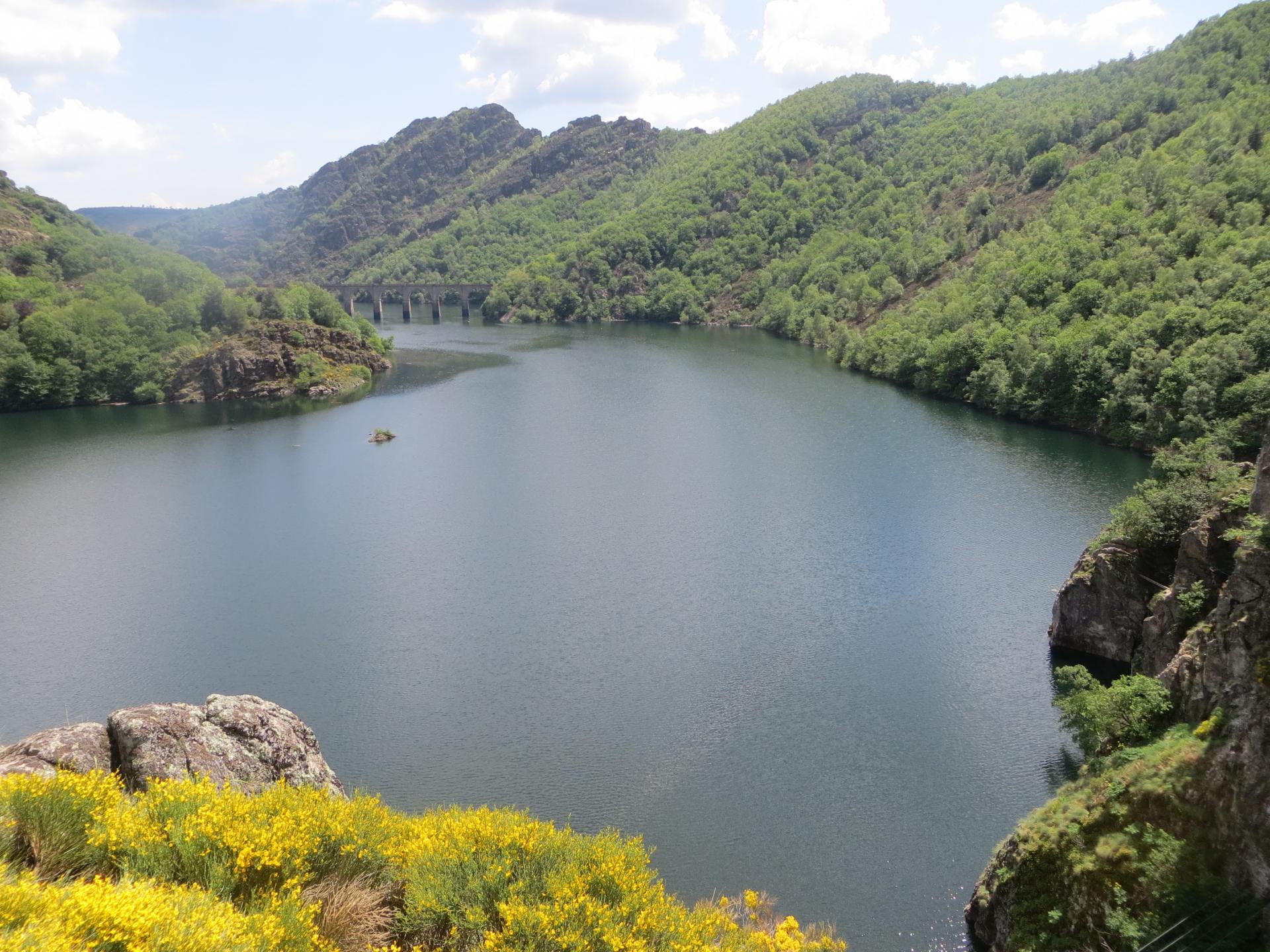 chemin de retour via ferrata de Villefort ardeche