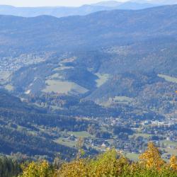 vue de la via ferrata Thones