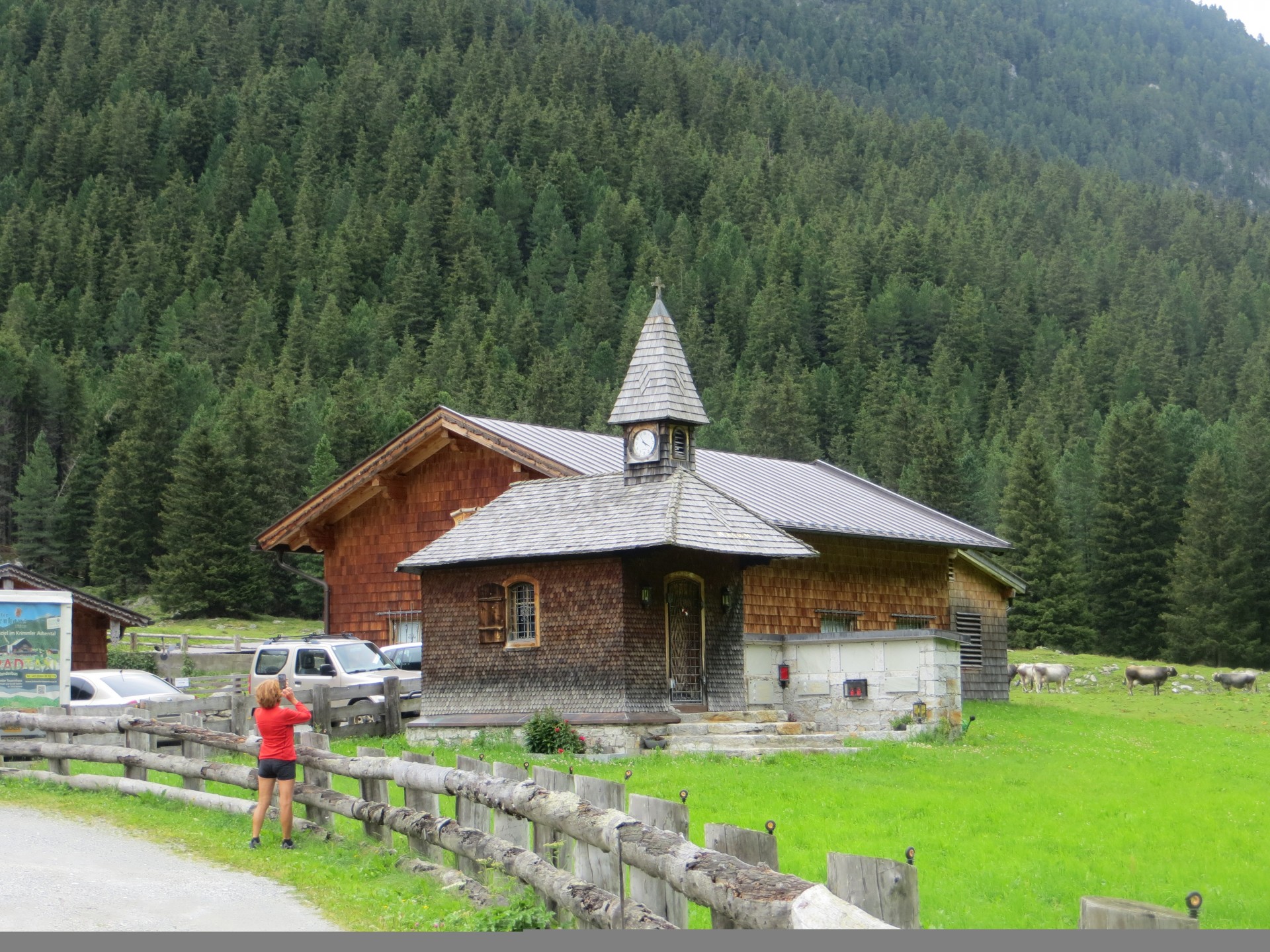 Eglise à coté du refuge Krimmltauernhaus