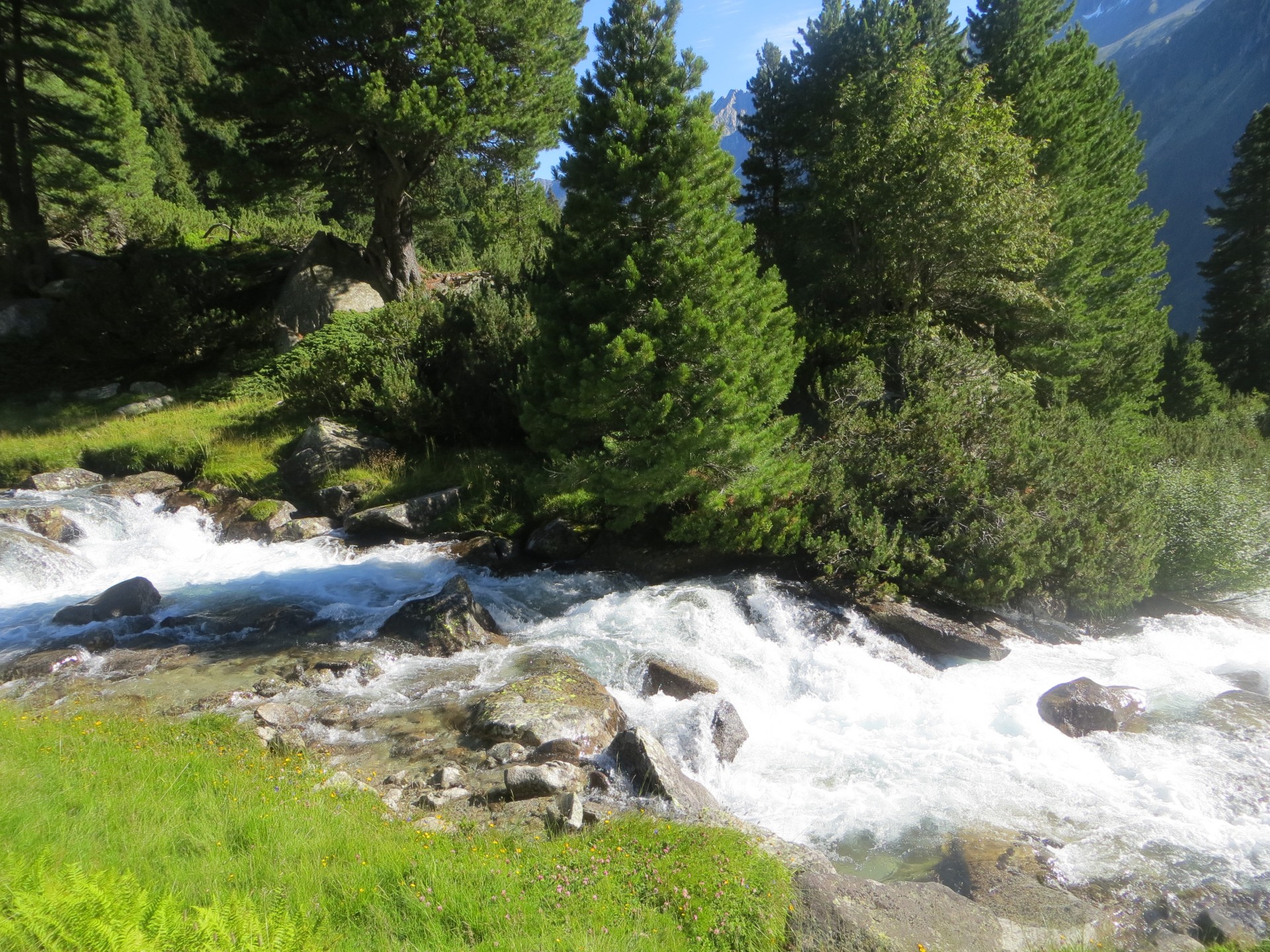 Autriche entre le refuge Tauernaus et l'Italie