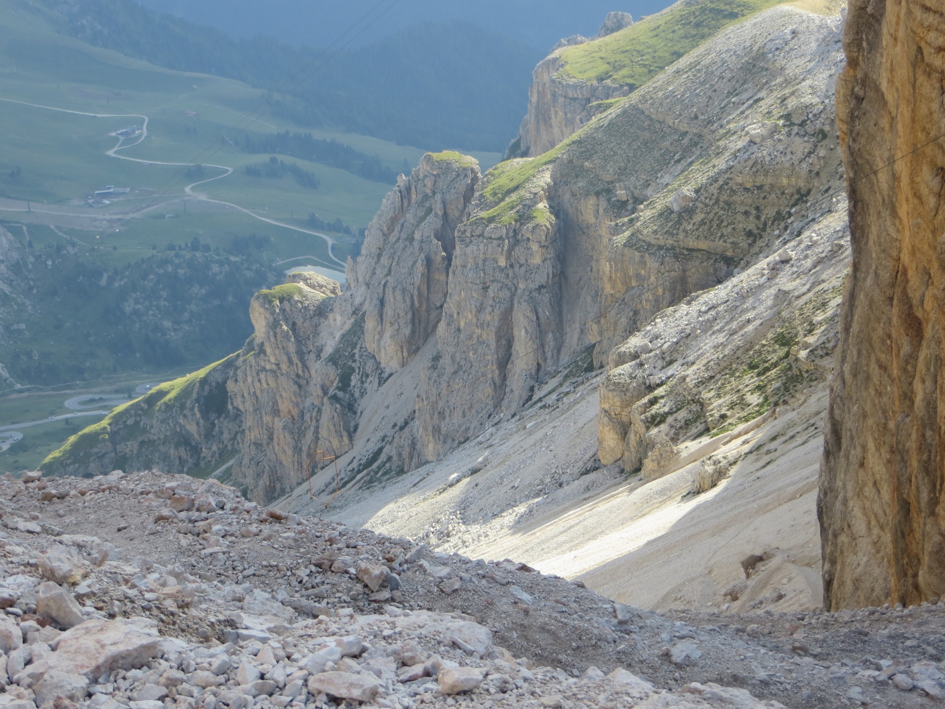 Descente du passo Pordoi