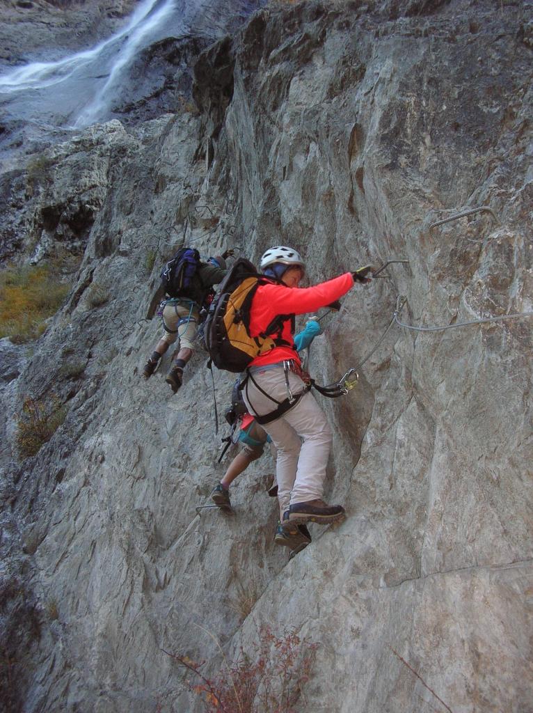 via ferrata de la pisse Oisans